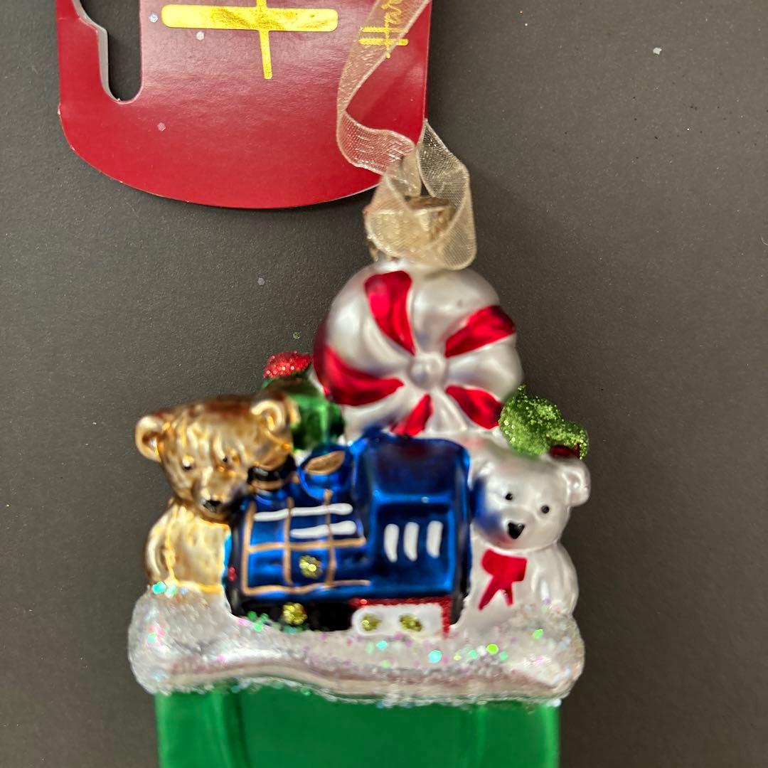 メルカリ便】 Harrods ハロッズ ガラスオーナメント4個セット - メルカリ