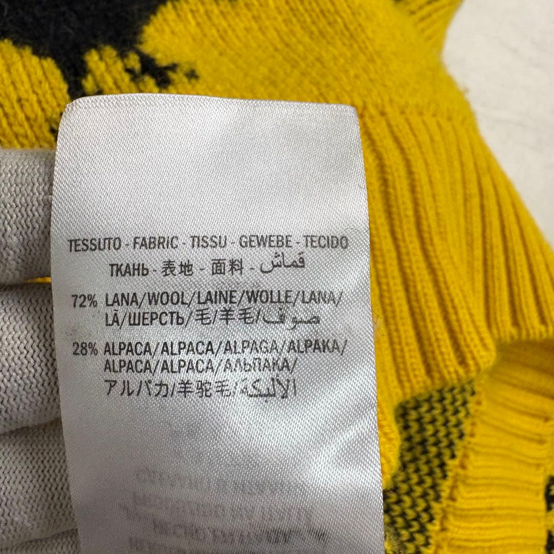 極美品 GUCCI グッチ アルパカ混 ニット セーター コウモリ 現行 M