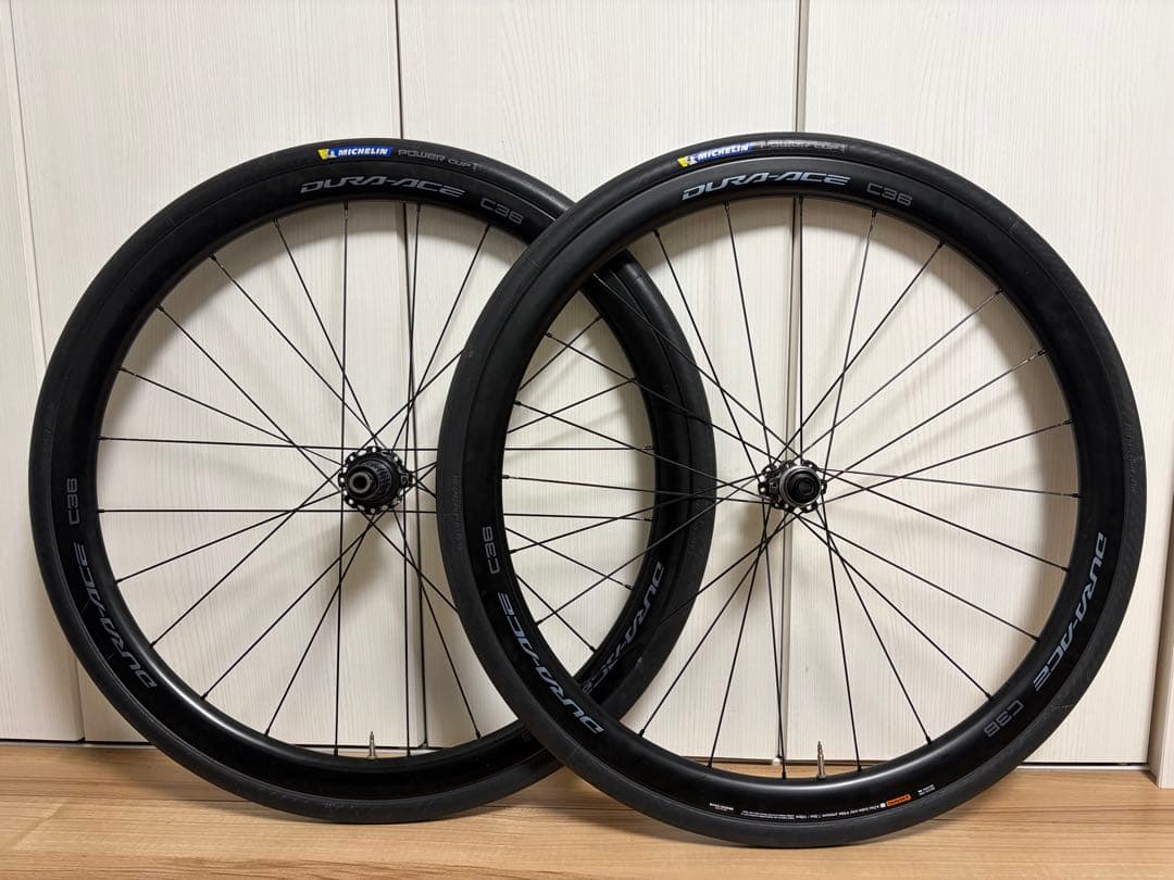 【訳あり】SHIMANO DURA-ACE WH-R9270-C36-TL 前後 DURA-ACE WH-R9270-C60-HR-TL チューブレス センターロックディスク