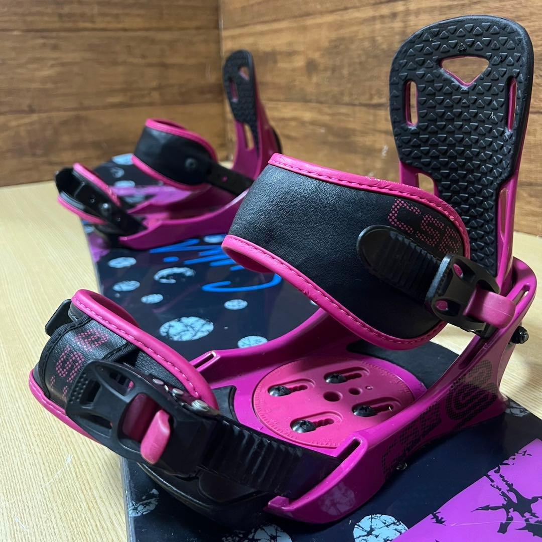 SWIVELスウィベル レディーススノーボード3点セット 143cm かわいい