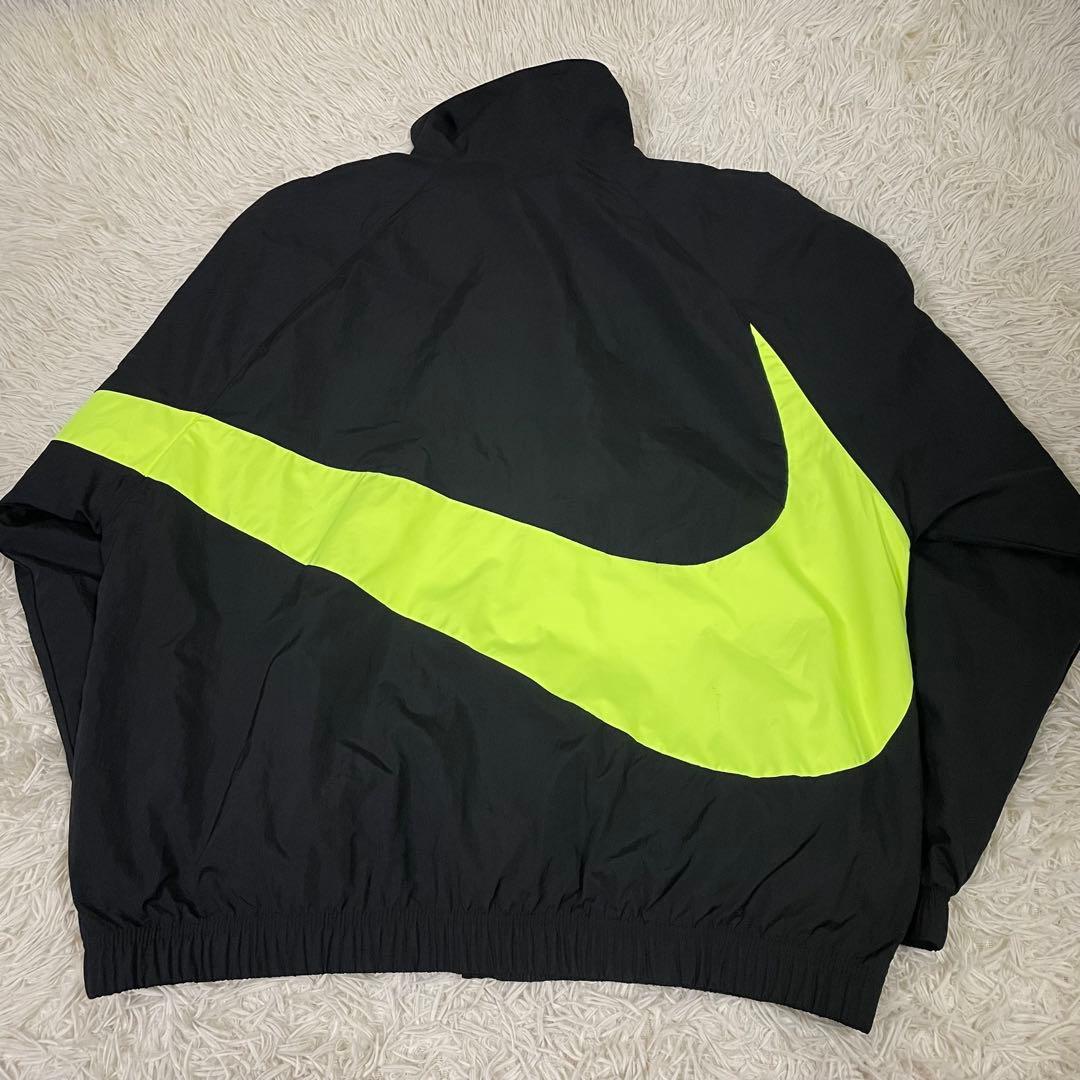 ナイキ NIKE ウーブンジャケット ネオン ビッグスウォッシュ