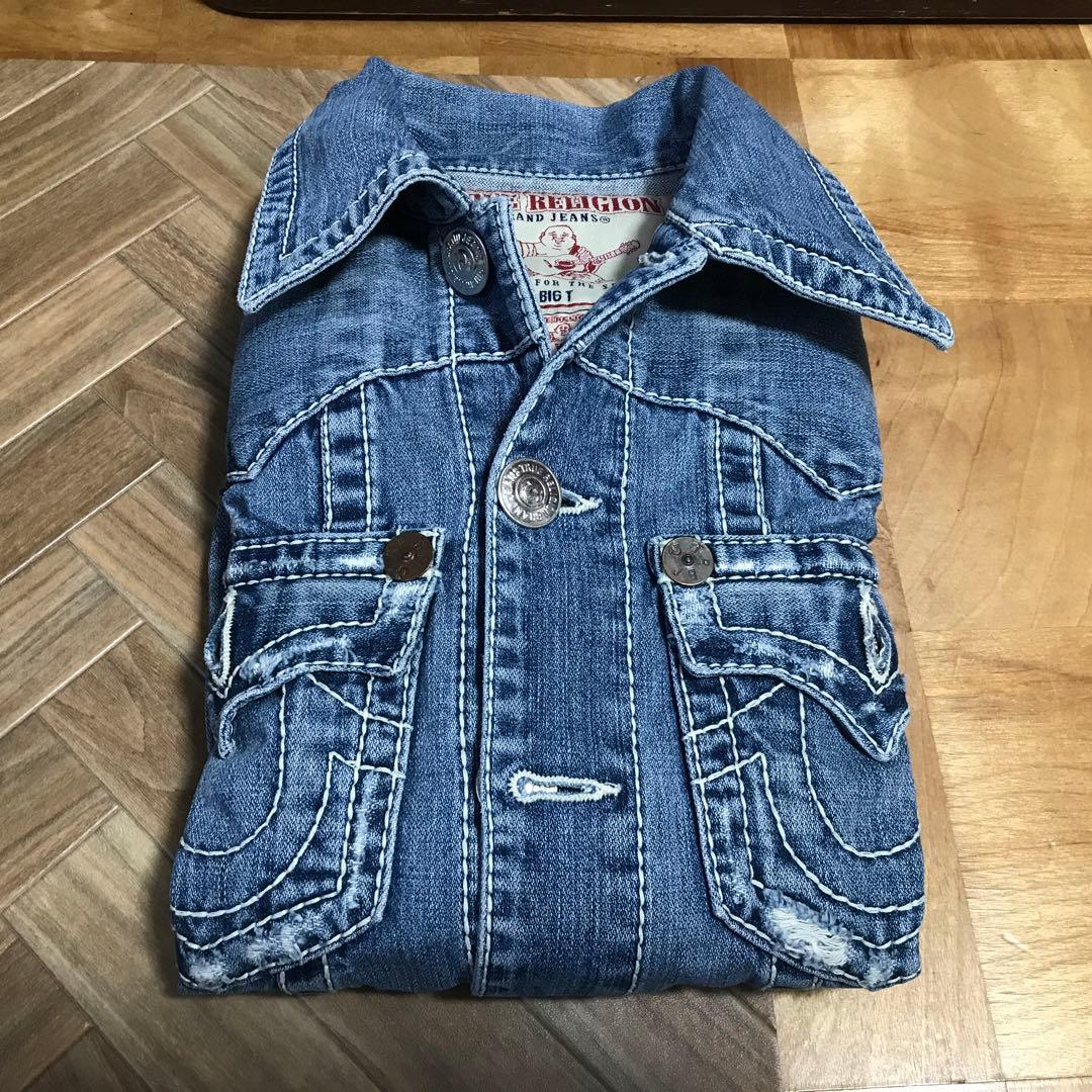 TRUE RELIGION JIMMY BIG 1 デニムシャツ TRUE RELIGION X VON DUTCH JIMMY BIG T DENIM JACKET