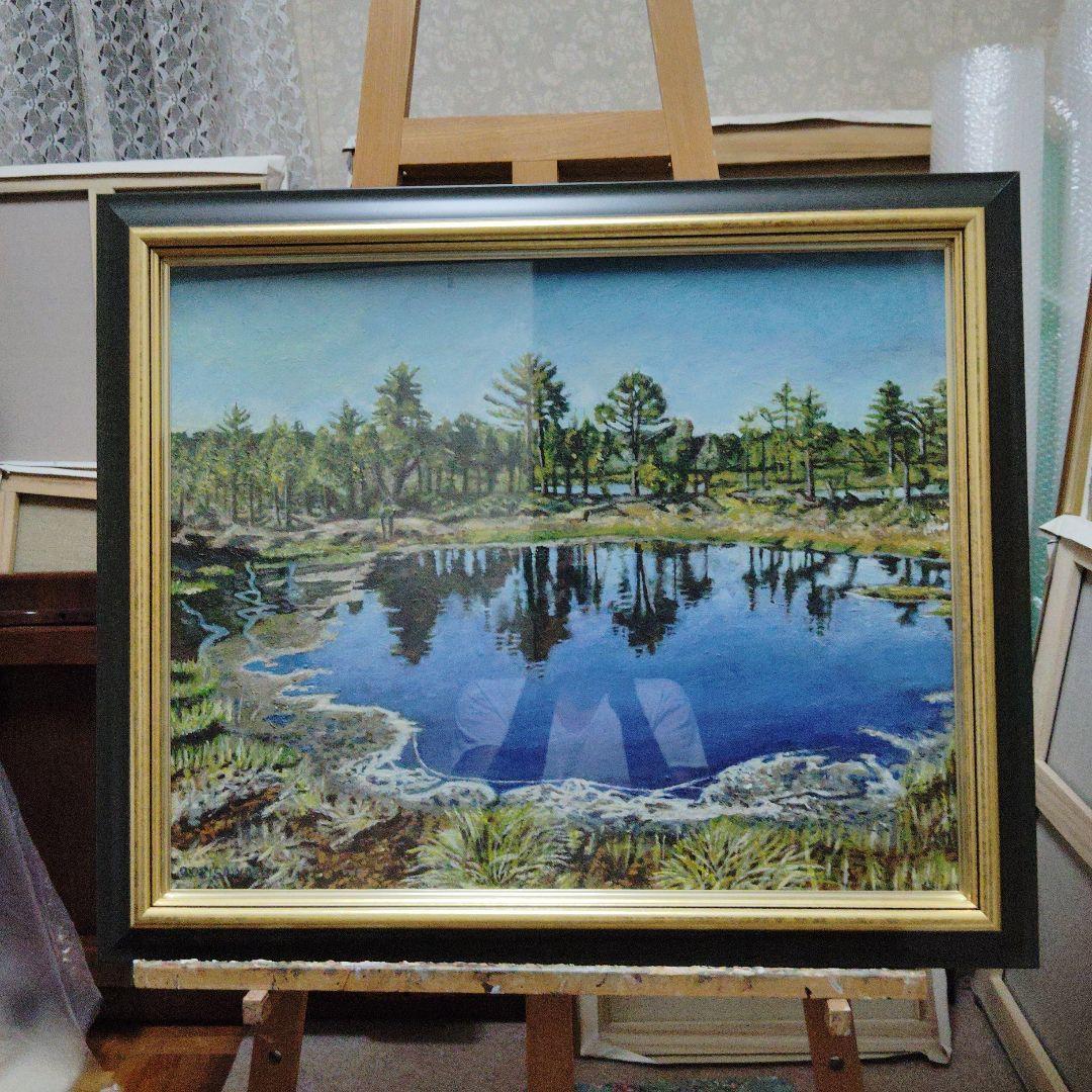 絵画、油絵、F15号、初夏ののエストニア、ラヘマー国立公園、佐原聖春 絵画、油絵、F15号、初夏ののエストニア、ラヘマー国立公園、佐原聖春