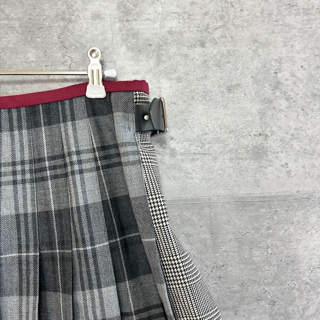 美品 オニールオブダブリン レキップ別注 ラップスカート チェック