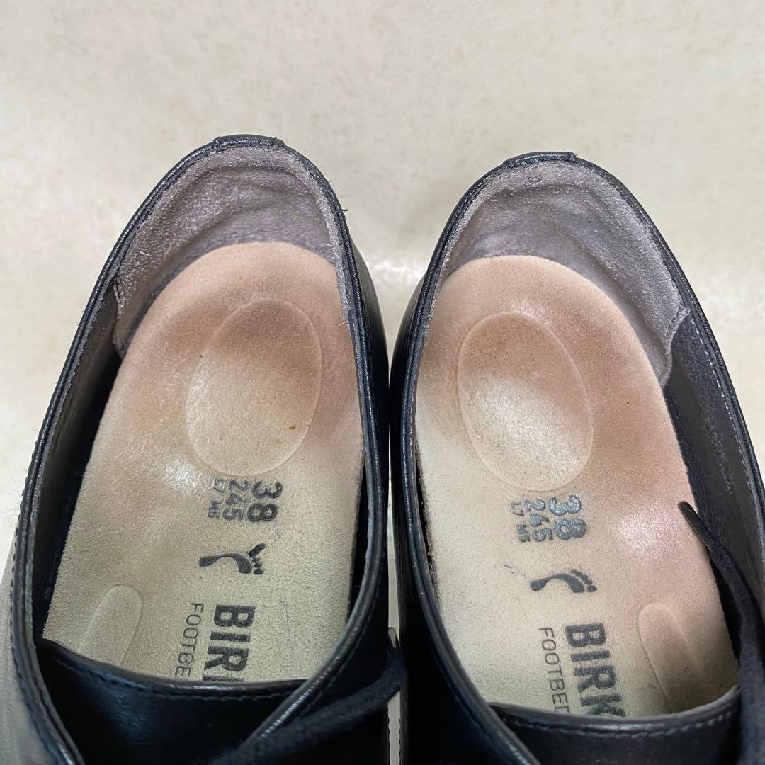 BIRKENSTOCK☆ブラック☆24.5cm☆ソーンダース☆レースアップシュー
