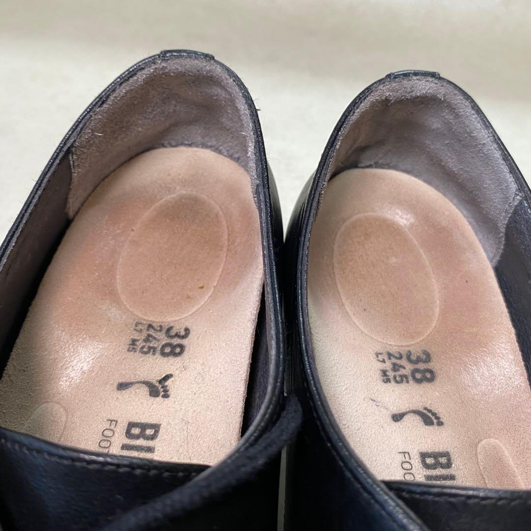 BIRKENSTOCK☆ブラック☆24.5cm☆ソーンダース☆レースアップシュー