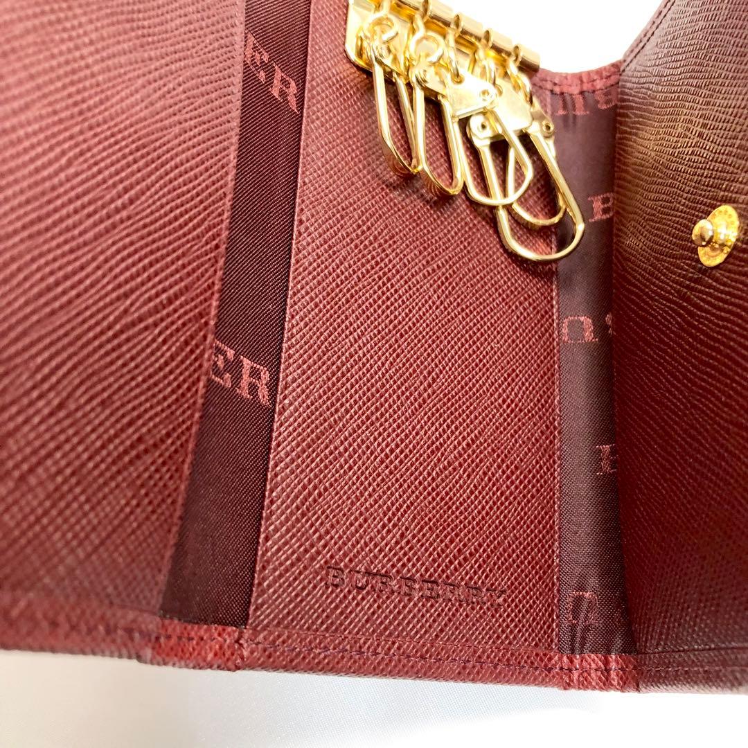 美品✨ BURBERRY バーバリー キーケース 5連 チェック