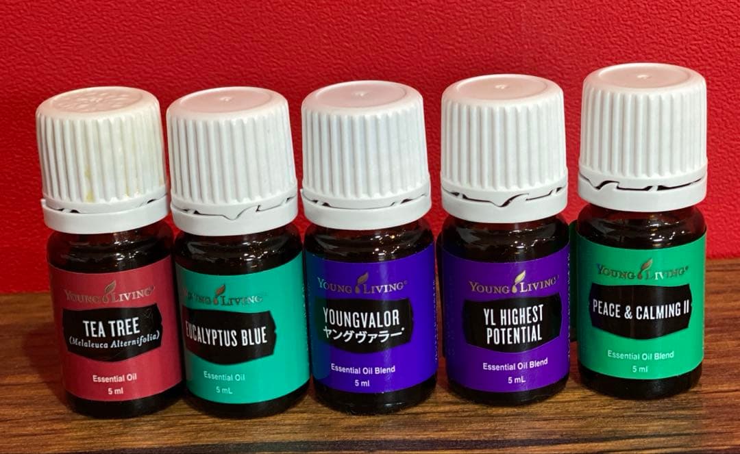 ヤングリビングオイル15本と本のセット