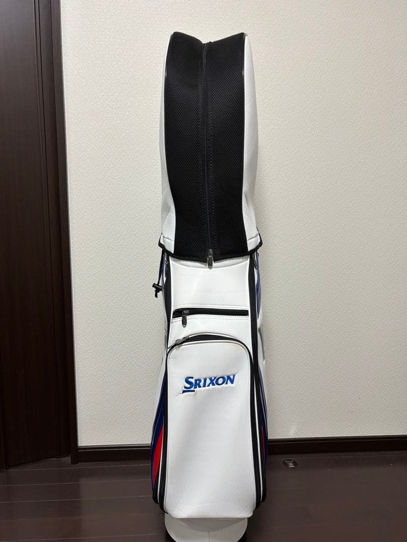 《GW価格》Srixon キャディバッグ ホワイト/ブルー/レッド