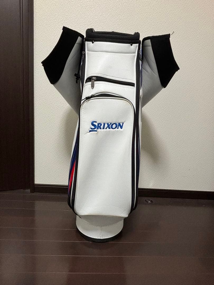 《GW価格》Srixon キャディバッグ ホワイト/ブルー/レッド
