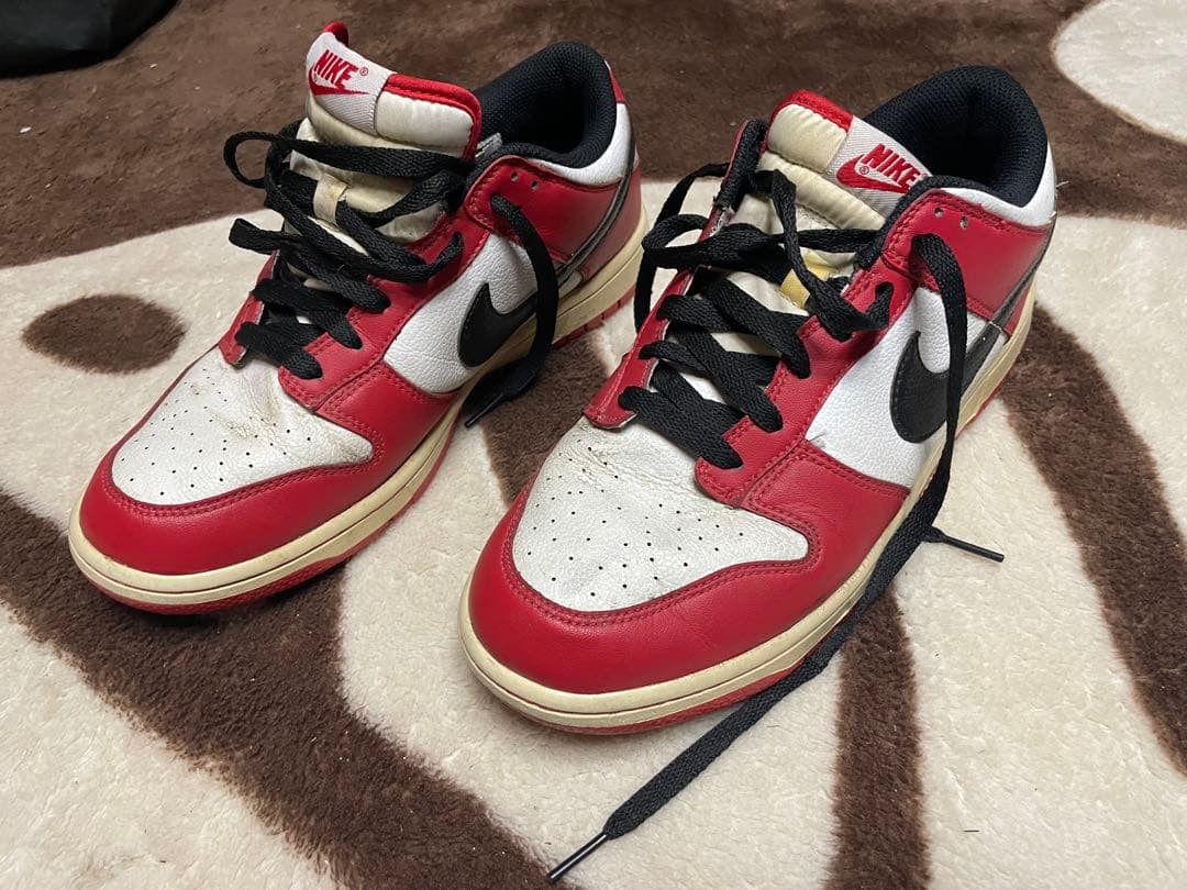 Nike ゴルフシューズ　ダンクlow レッド/ホワイト/ブラック Nike Dunk Low ID Red White Black New Sneakers FN0569-900 - Mens