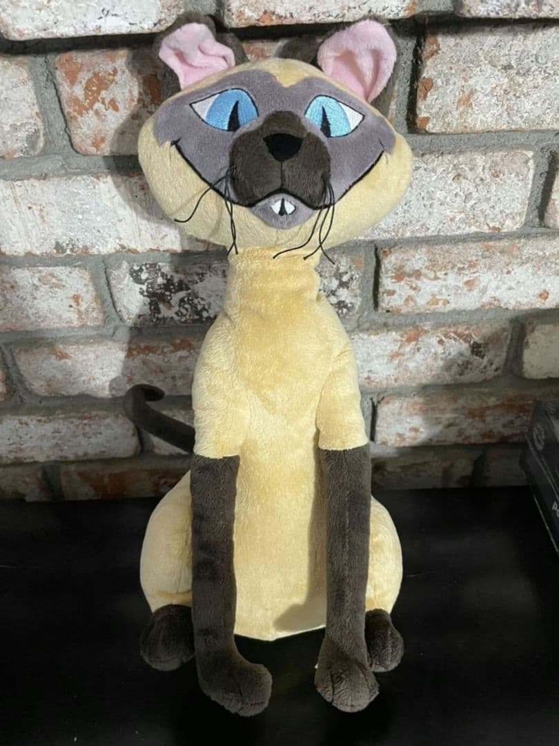 ディズニー【わんわん物語】ぬいぐるみ シャム猫 Si / Am 16インチ