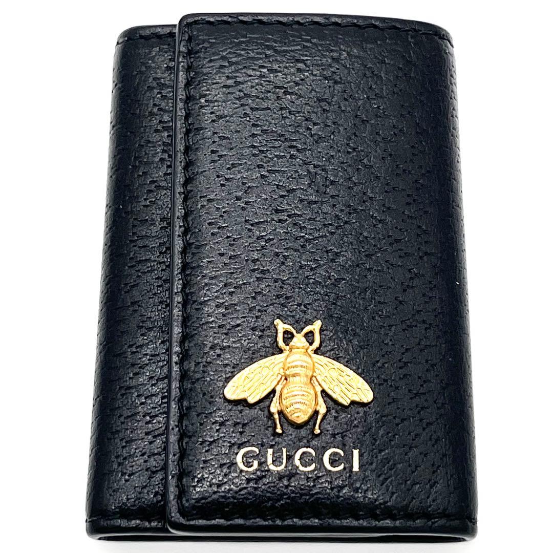 【極美品】GUCCI グッチ アニマリエ ビー バーティカルキーケース 蜂 6連 楽天市場】グッチ GUCCI ショップ袋付き キーケース 蜂 ハチ ビー