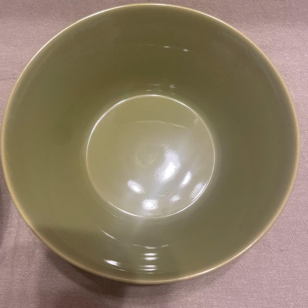 イッタラ ティーマボウル15cm 廃盤色オリーブグリーン 2つ 欠けあり