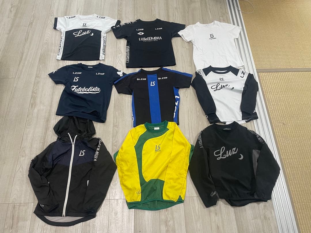 ルースイソンブラ　プラクティスシャツ&ピステ 130cm 9点セット プラシャツ ルースイソンブラ プラクティスシャツ&ピステ 130cm 9点セット