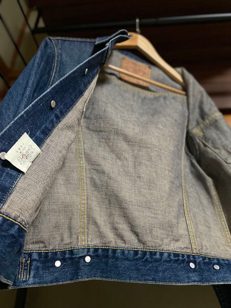 Levi's 71557-02 香港製 BIGE 90s復刻3rd Gジャン36