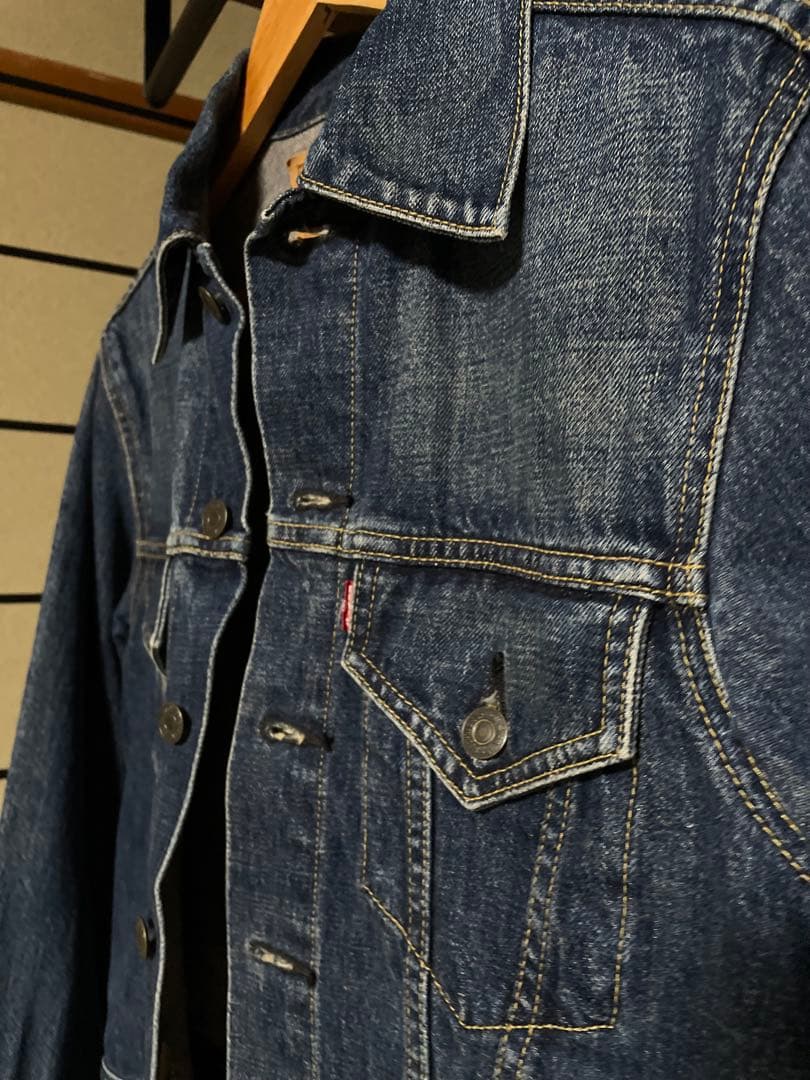 Levi's 71557-02 香港製 BIGE 90s復刻3rd Gジャン36