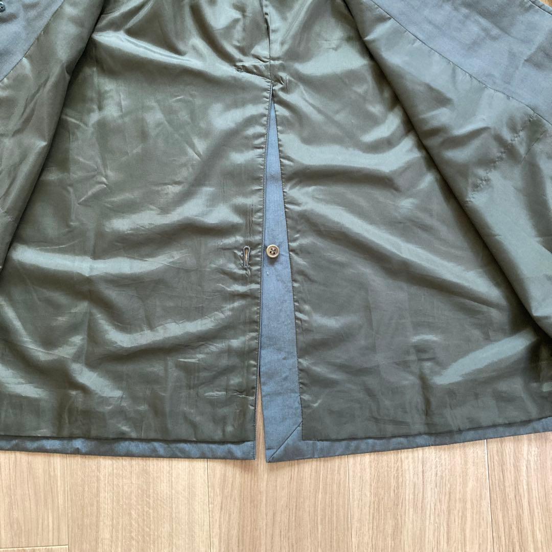 美品】バーバリープローサム バルマカーンコート 玉虫色 グレー