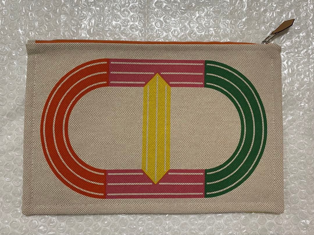 エルメス ポーチ ネオバン マイヨンマラン 黄色 ピンク 緑 グリーン 新品