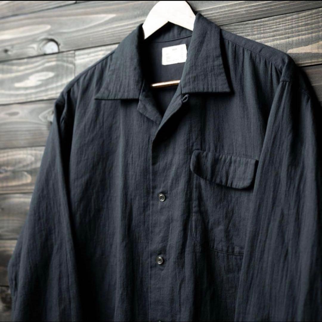 PABLO VINCI Back patch shirt L ゲリラシャツ 黒 - メルカリ
