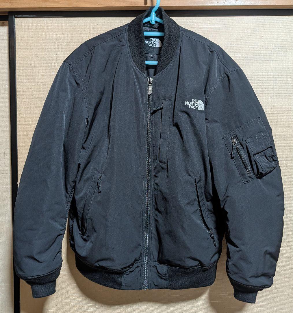 THE NORTH FACE MA-1・フライトジャケット ブラック - メルカリ