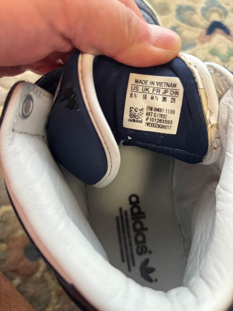 アディダス フォーラムミッド ゲームオン 紺エナメル 28.5cm - メルカリ