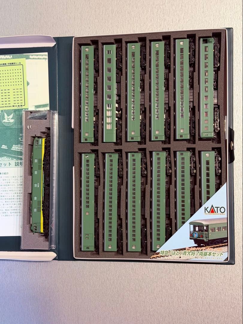 u*5様 【値下げ】KATO EF58青大将+特急はと青大将基本7両増結5両 KATO特急「はと」青大将編成 入線！ - 休日の屋根裏