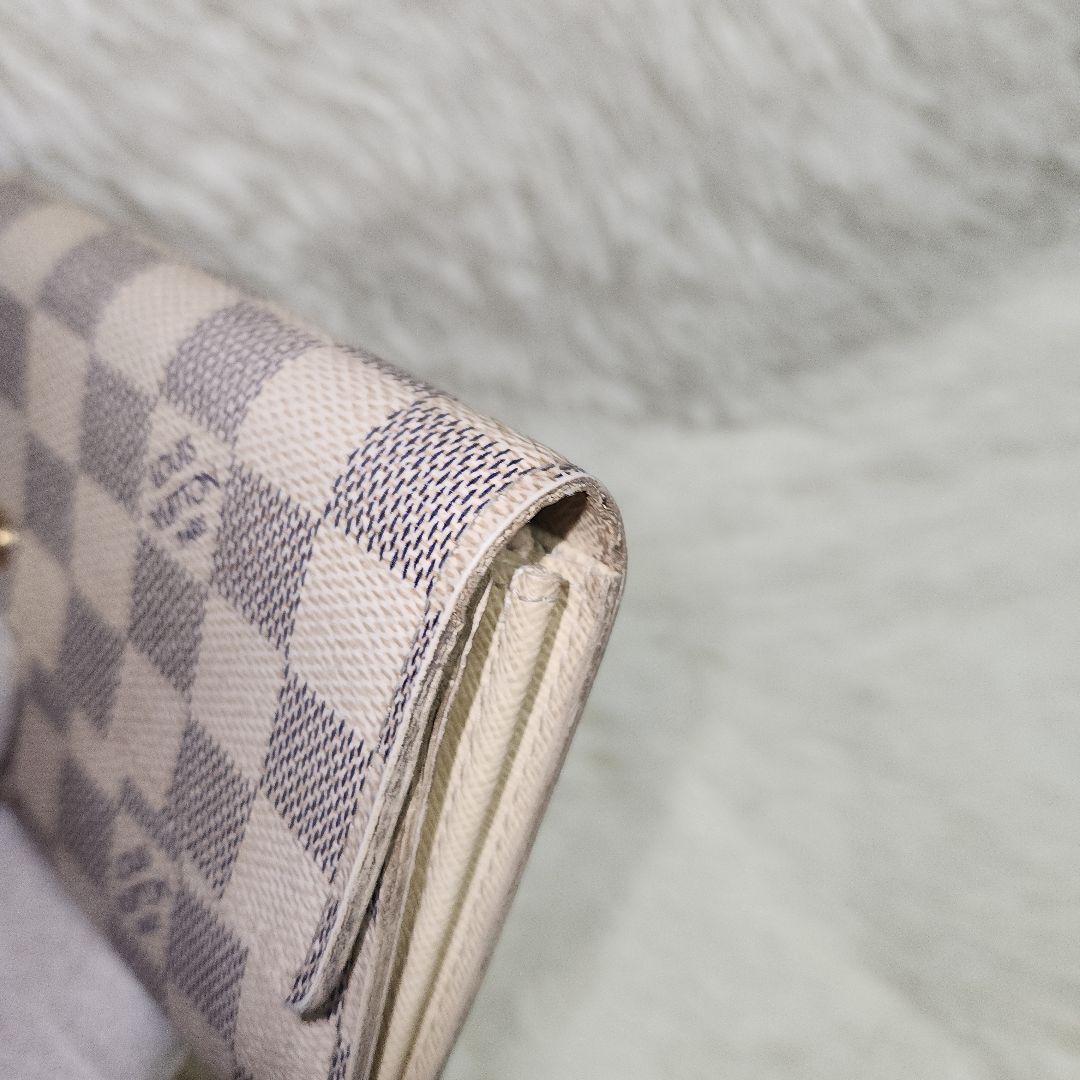 ルイヴィトン ダミエ アズール ポルトフォイユ サラ ホワイト - メルカリ