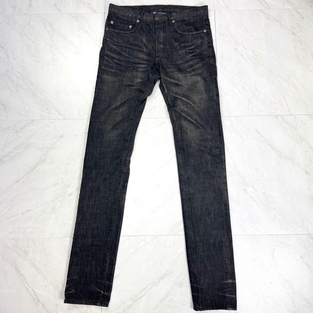 名作 dior homme 05ss 爪痕 スキニー デニム エディ期 29 黒 - メルカリ