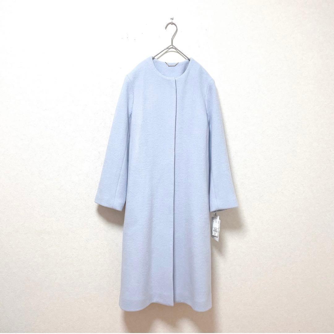 未使用タグ付き✨ CELFORD 24AW カシミア混ノーカラーコート - メルカリ