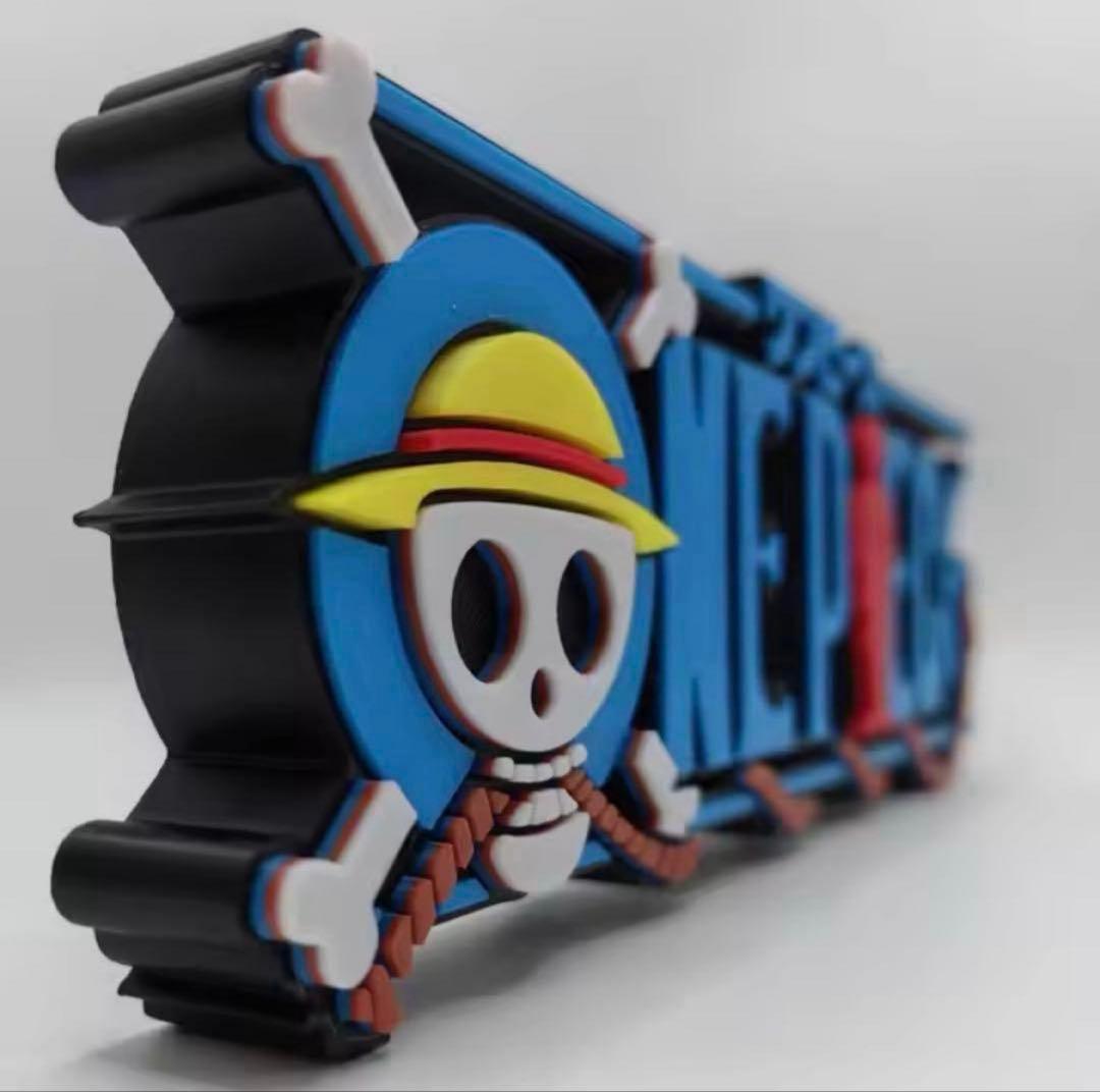 20cm ワンピース ONE PIECE ビッグサイズ 立体 ロゴフィギュア - メルカリ
