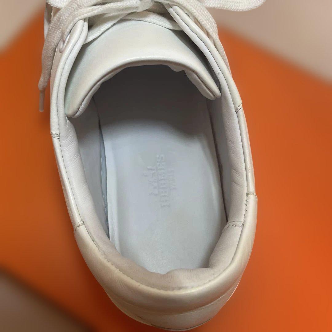 ☆HERMES☆デイ ケリーバックルピンクゴールドスニーカーサイズ37.5