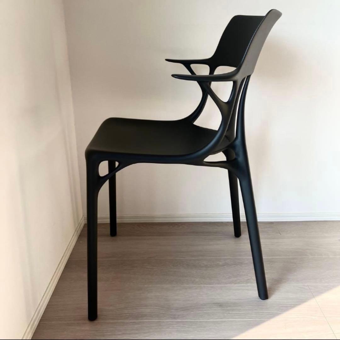 Kartell カルテル AIチェア ブラック 4脚セット 送料込 直接引取歓迎