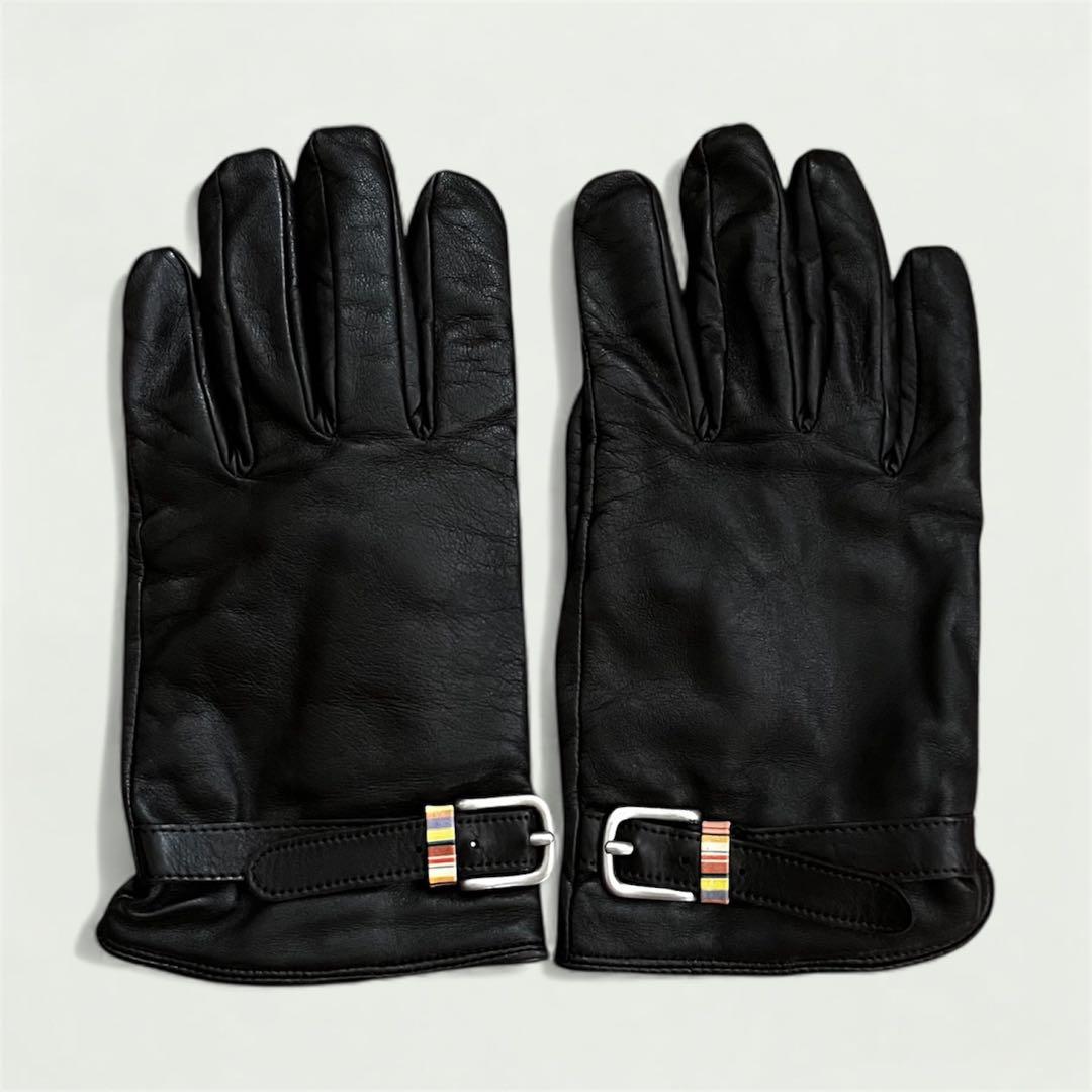 Paul Smith 羊革手袋 ダークブラウン レザー 楽天市場】Paul Smith ポールスミス メンズ おしゃれ手袋マルチカラー