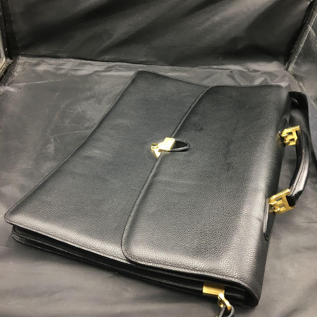 バリー BALLY ビジネスバッグ ブリーフケース レザー ダイヤルキー