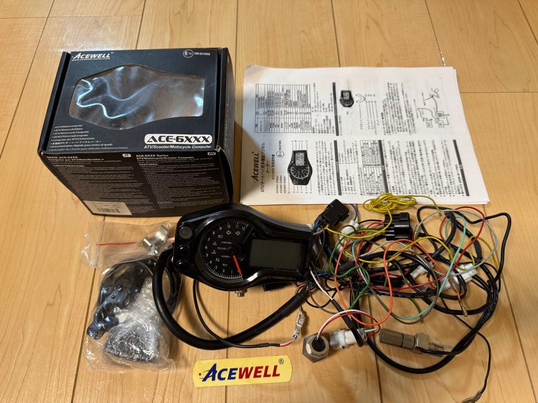 acewell メーター汎用　ACE6XXXシリーズ　エースウェル Webike | ACEWELL エースウェル 多機能デジタルメーター (ACE-6652