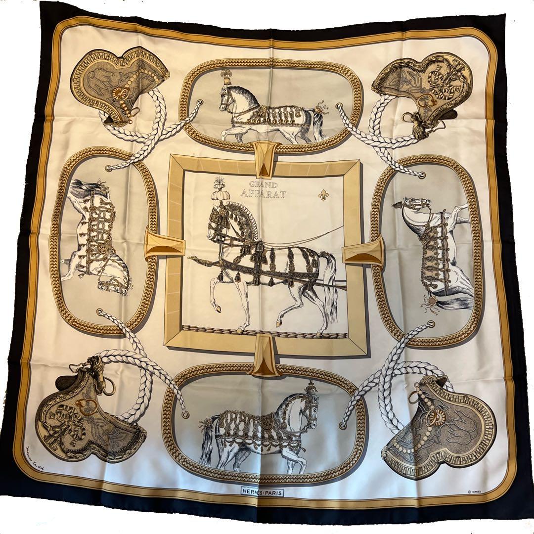 エルメス　HERMES カレ90 グランアパラ HERMES（エルメス） （新品・未使用品）エルメス カレ 90 プレシュー