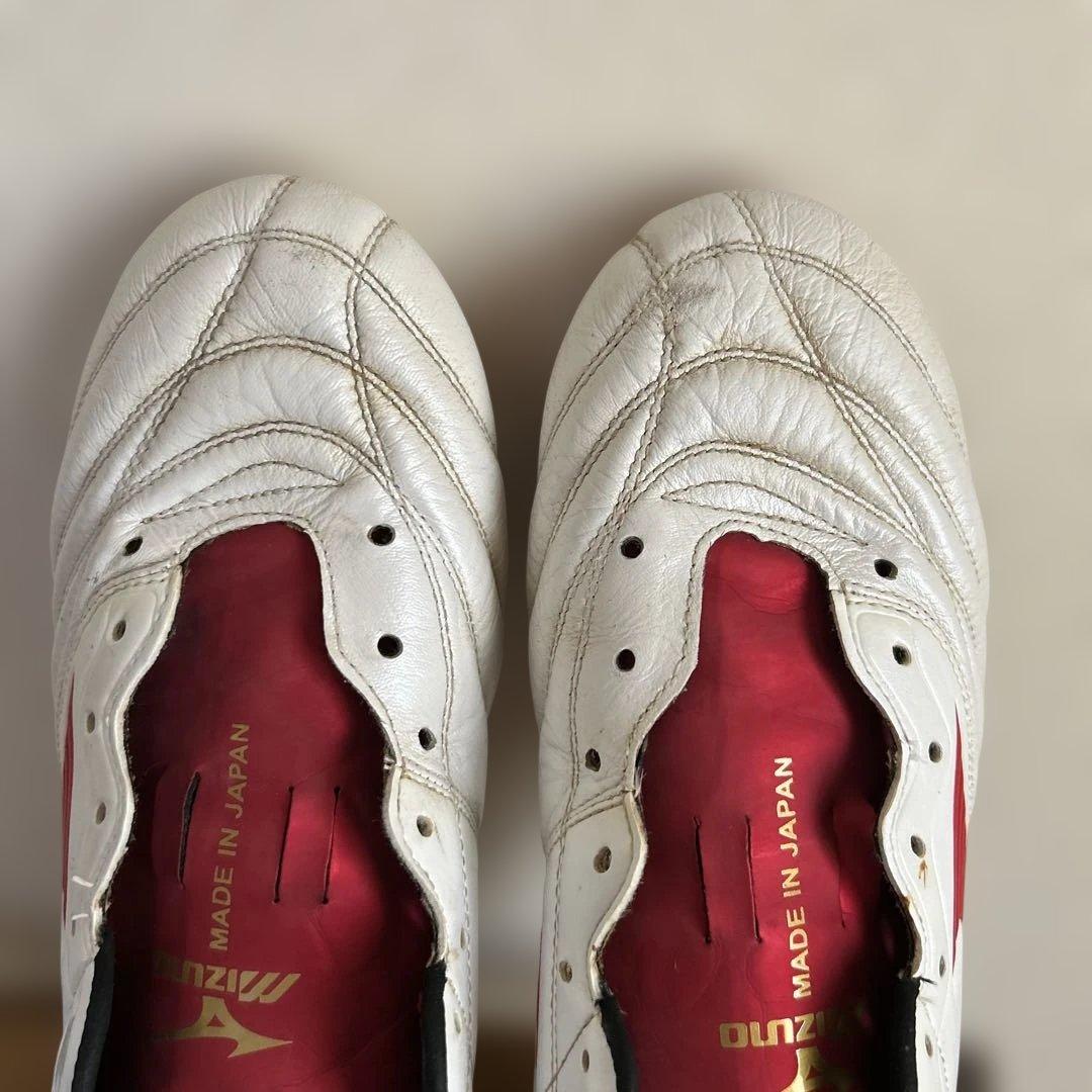 Mizuno サッカーシューズ 27.0cm モナルシーダ ホワイト/レッド