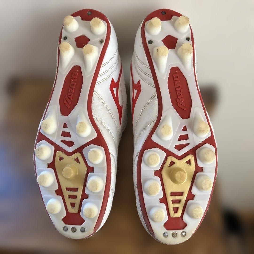 Mizuno サッカーシューズ 27.0cm モナルシーダ ホワイト/レッド