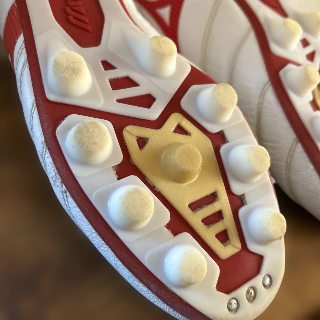 Mizuno サッカーシューズ 27.0cm モナルシーダ ホワイト/レッド