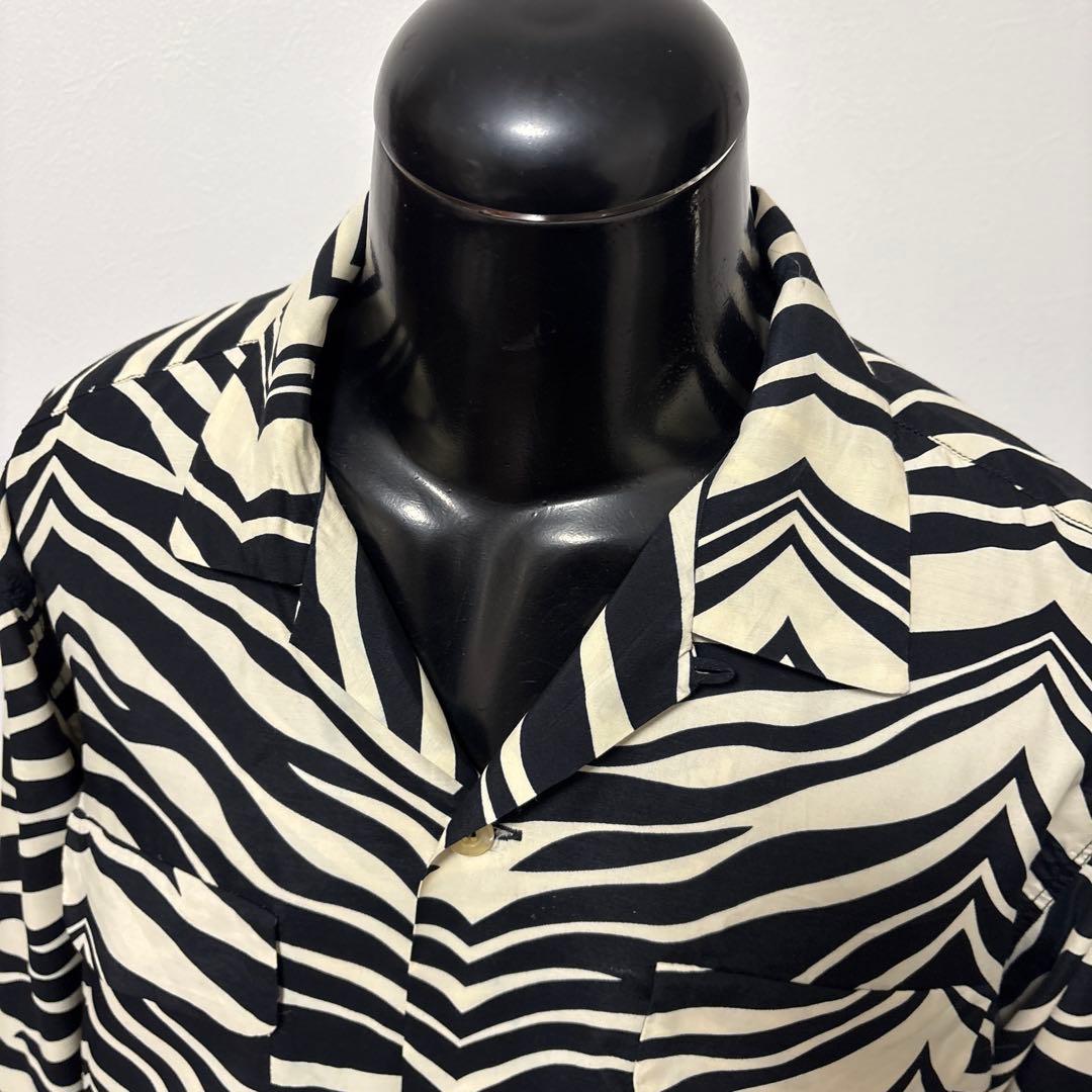 名作】Star of Hollywood ゼブラ柄 長袖シャツ L