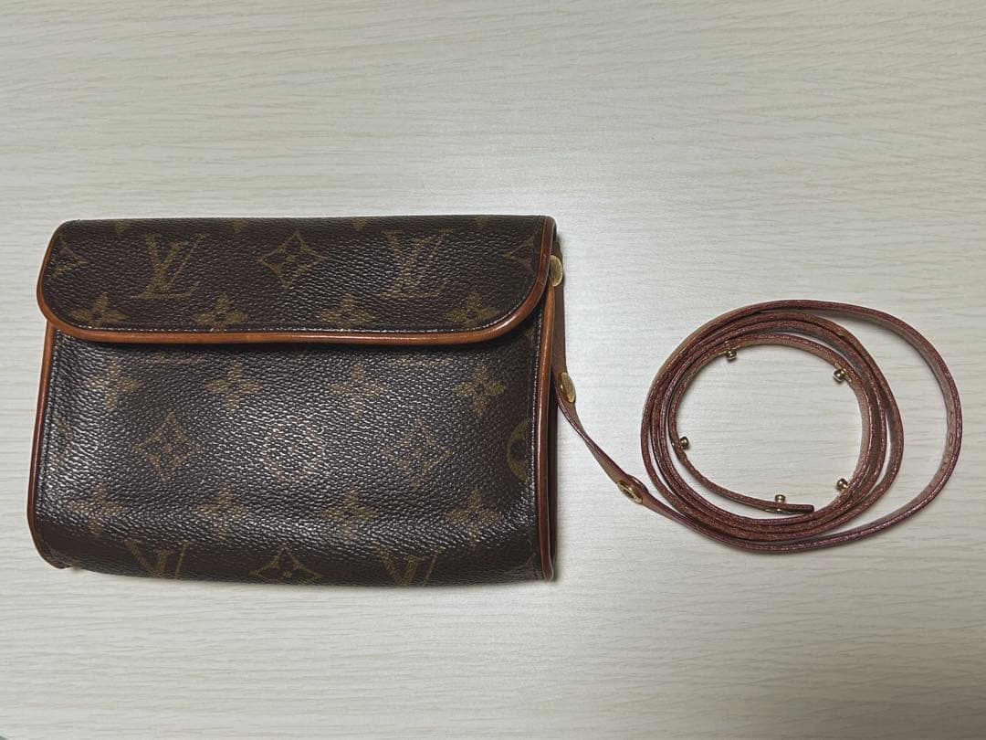 (ポッキー様)ルイヴィトン フロランティーヌ ウエストポーチ 中古・古着通販】LOUIS VUITTON (ルイ ヴィトン) ウエストポーチ