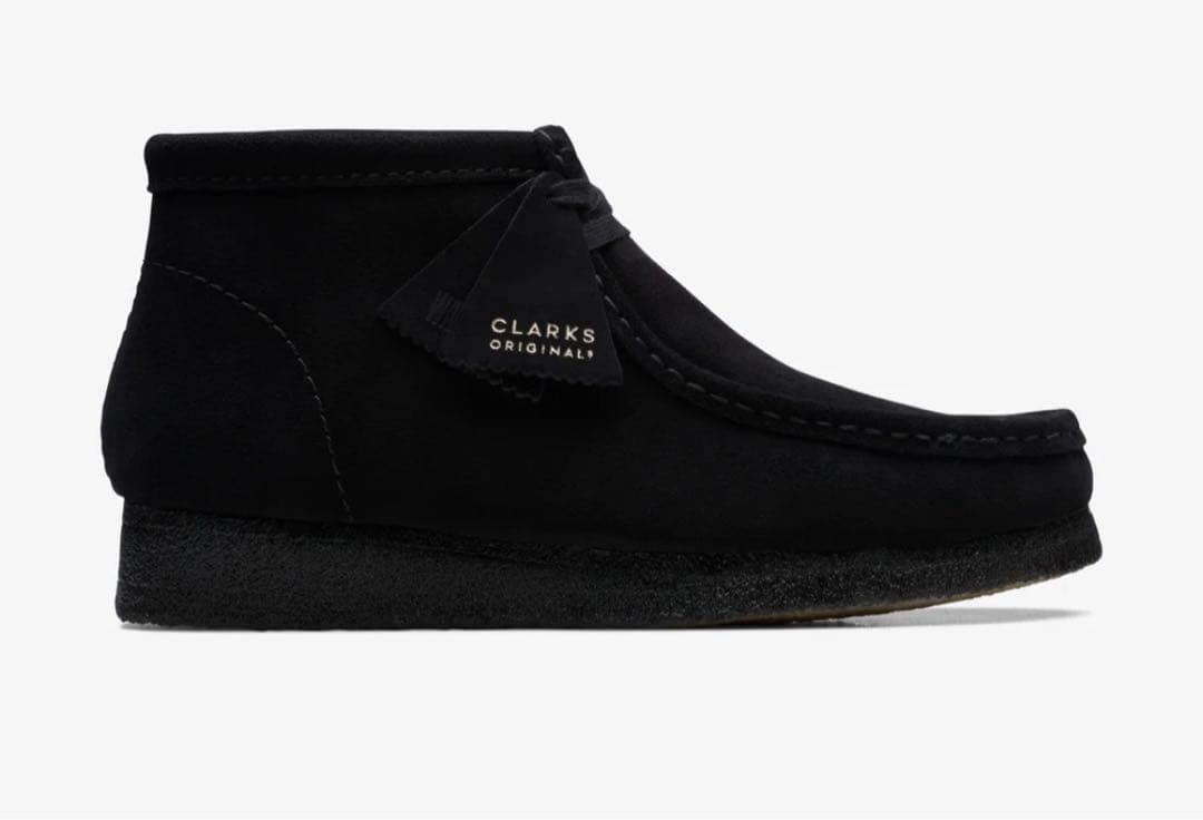 Clarks ワラビー　ブラック　ハイカット　UK7 Clarks（クラークス） CLARKS(クラークス)ワラビーブーツ アンクル