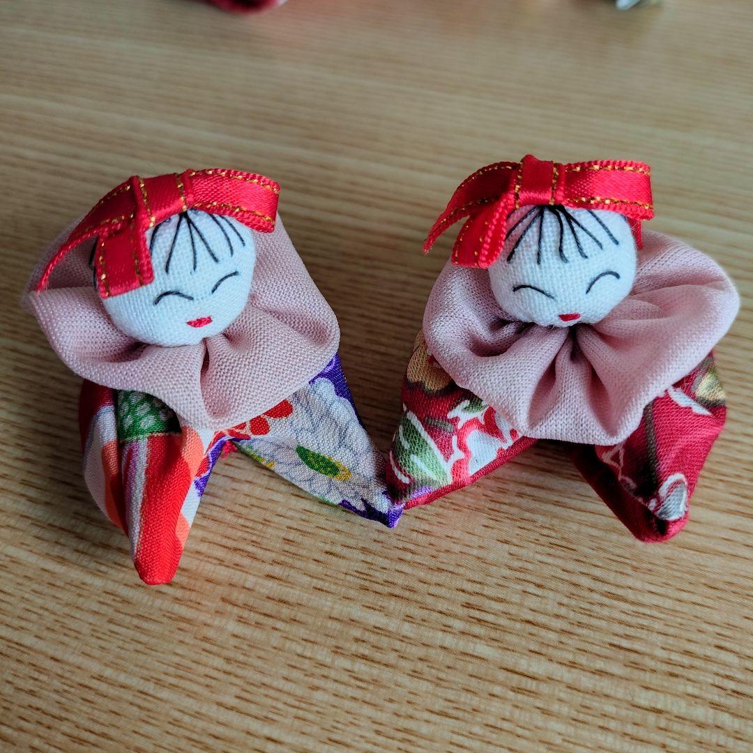 洗濯バサミはいはい人形クリップ5個セット ちりめん細工 - メルカリ
