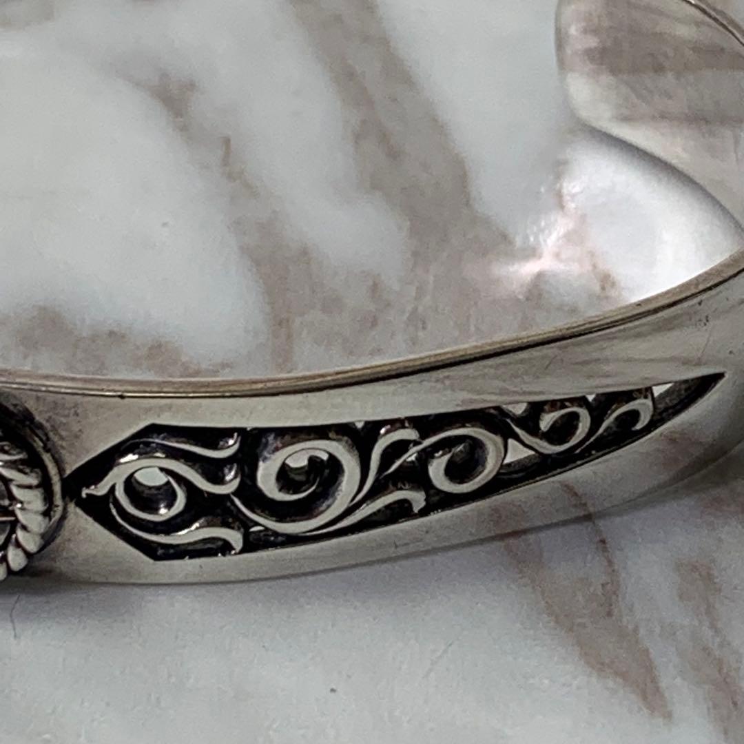 30.7g SAAD バングルブレスレット シルバー925 太陽神 刻印