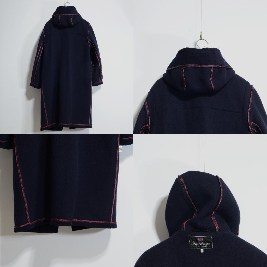 超極上品 ムーアブルック ダッフルコート Rバーリントン Hネイビー 38