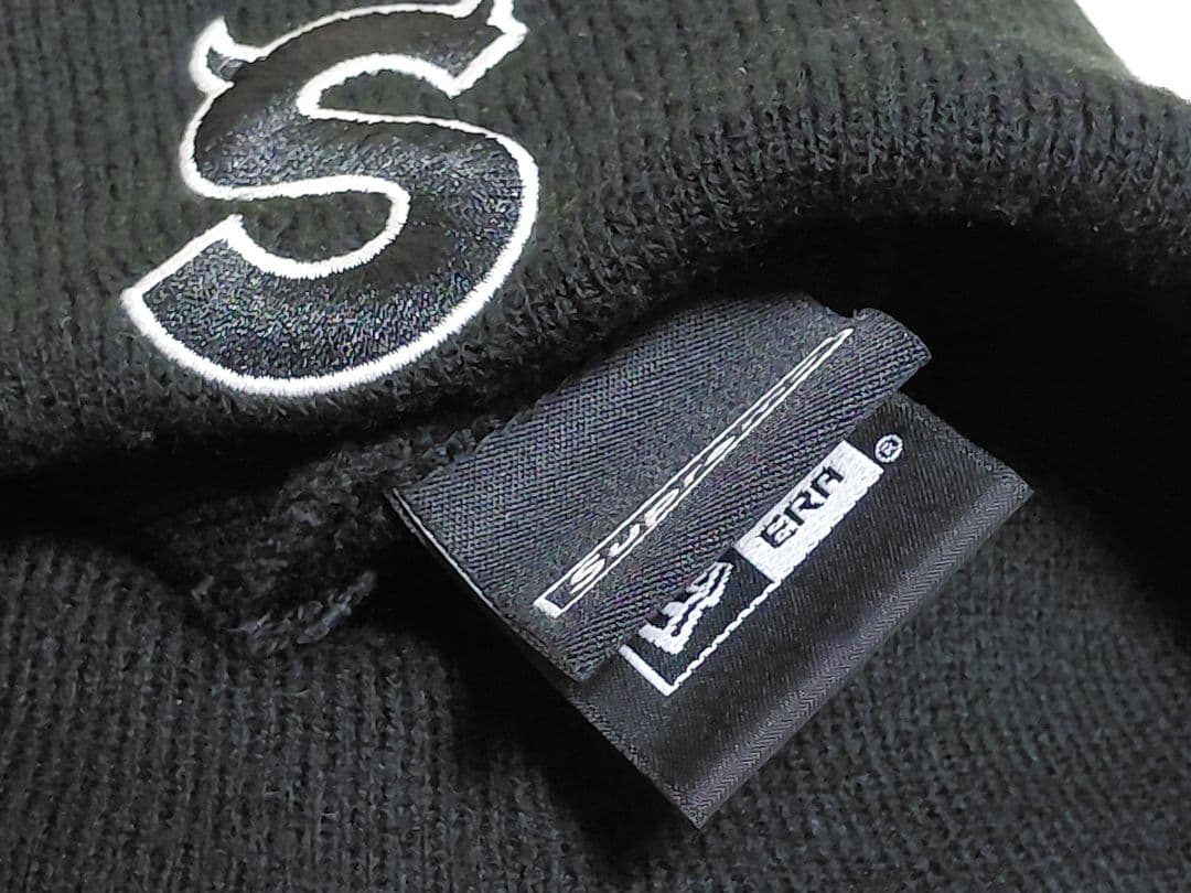 Supreme　New Era　S Logoツノ　Beanie　\"Black\"