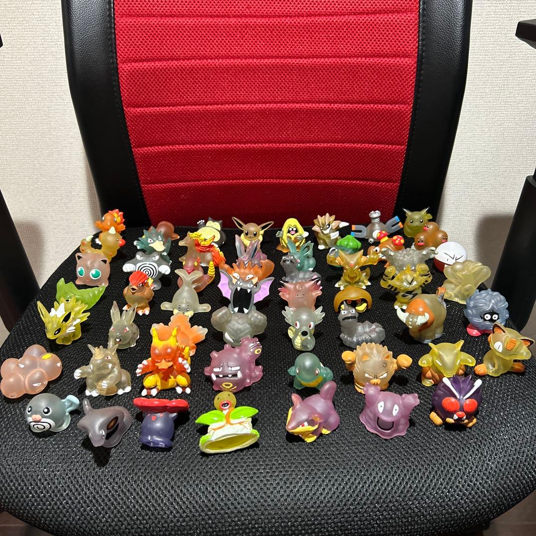 ポケモン フィギュア 55体 クリア　スケルトン バージョン ポケモン】透明になれる能力を持つポケモンたちにフォーカスしたグッズ