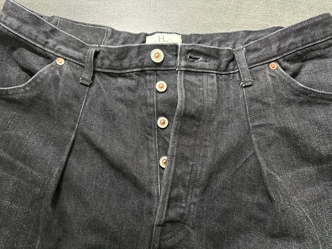 美品】25AW HERILL、CIOTA Denim ブラック 新 モデル