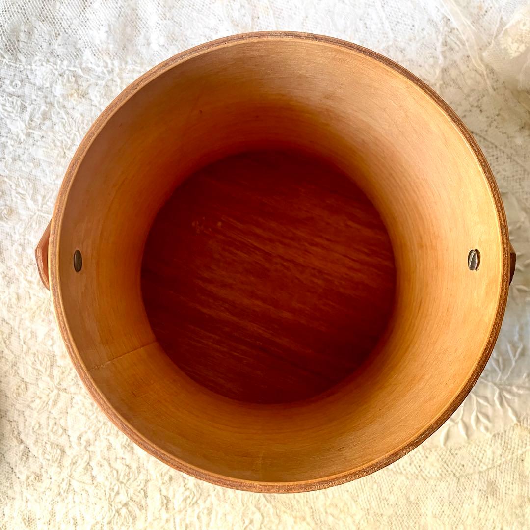 木製蓋付きビスケットジャー キャニスター入れ持ち手ハンドル